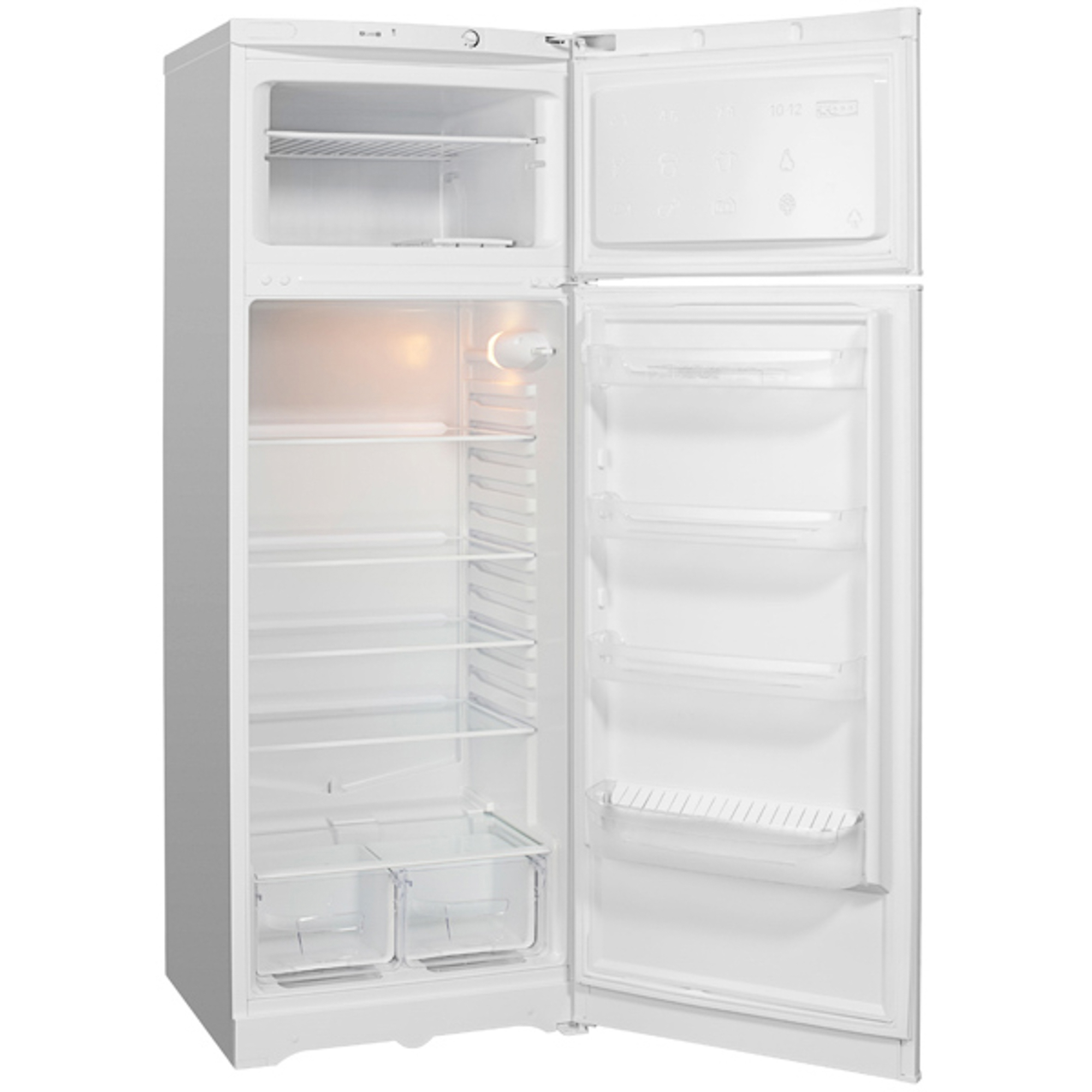 Холодильник Indesit TIA 16 White обрамление полки холодильника indesit ariston c00510325 c00510325