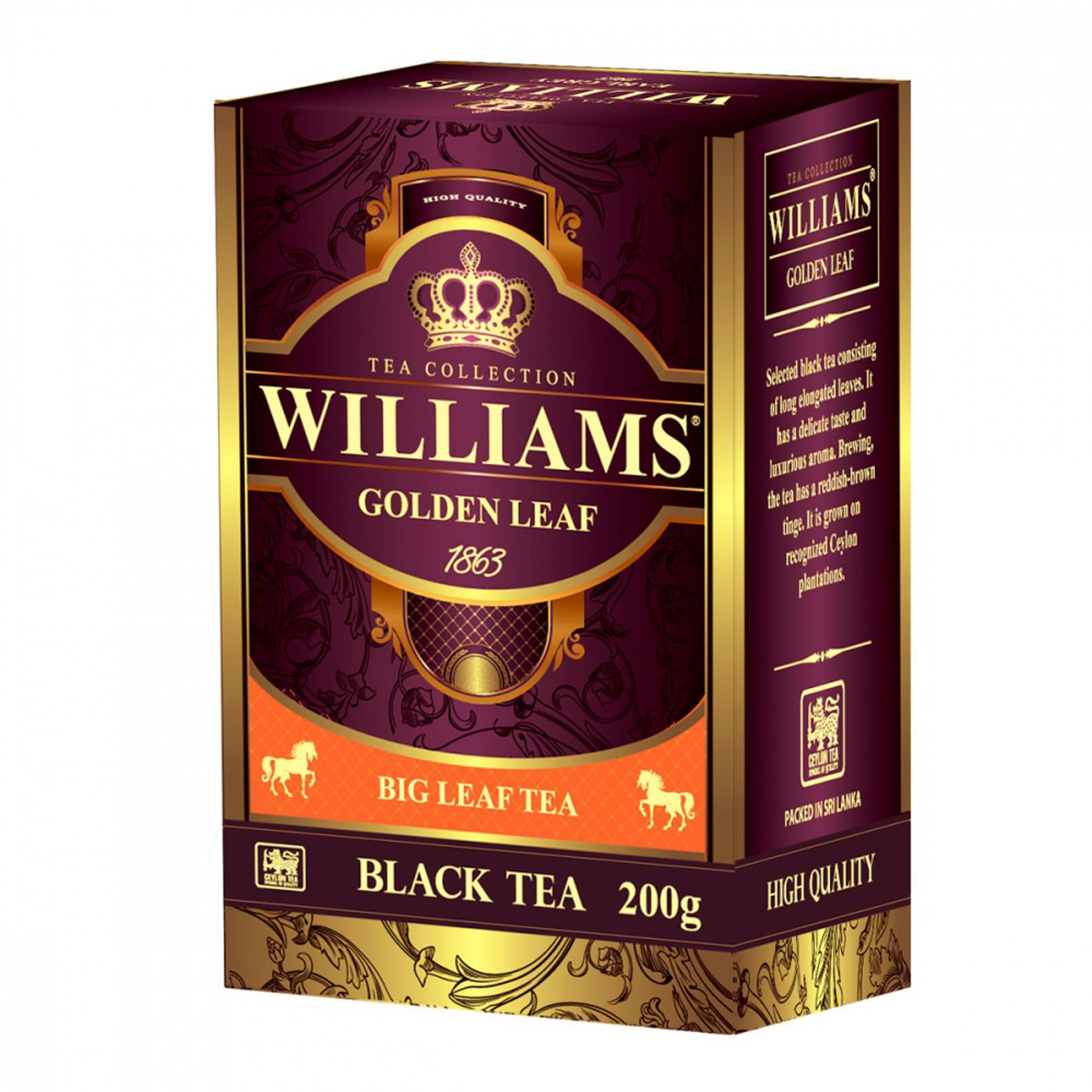 Черный чай ceylon. Чай Williams Royal Ceylon. Чай черный Williams Royal Ceylon. Чай черный Williams Luxury collection indian Assam. Royal Earl Grey чай.