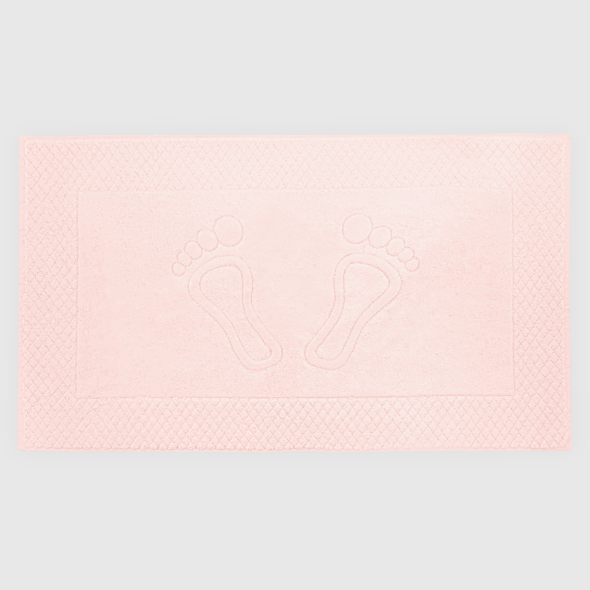 Полотенце для ног Bahar 50х90 см Light pink махровое полотенце bahar powder пудровое для ног 50х90 см