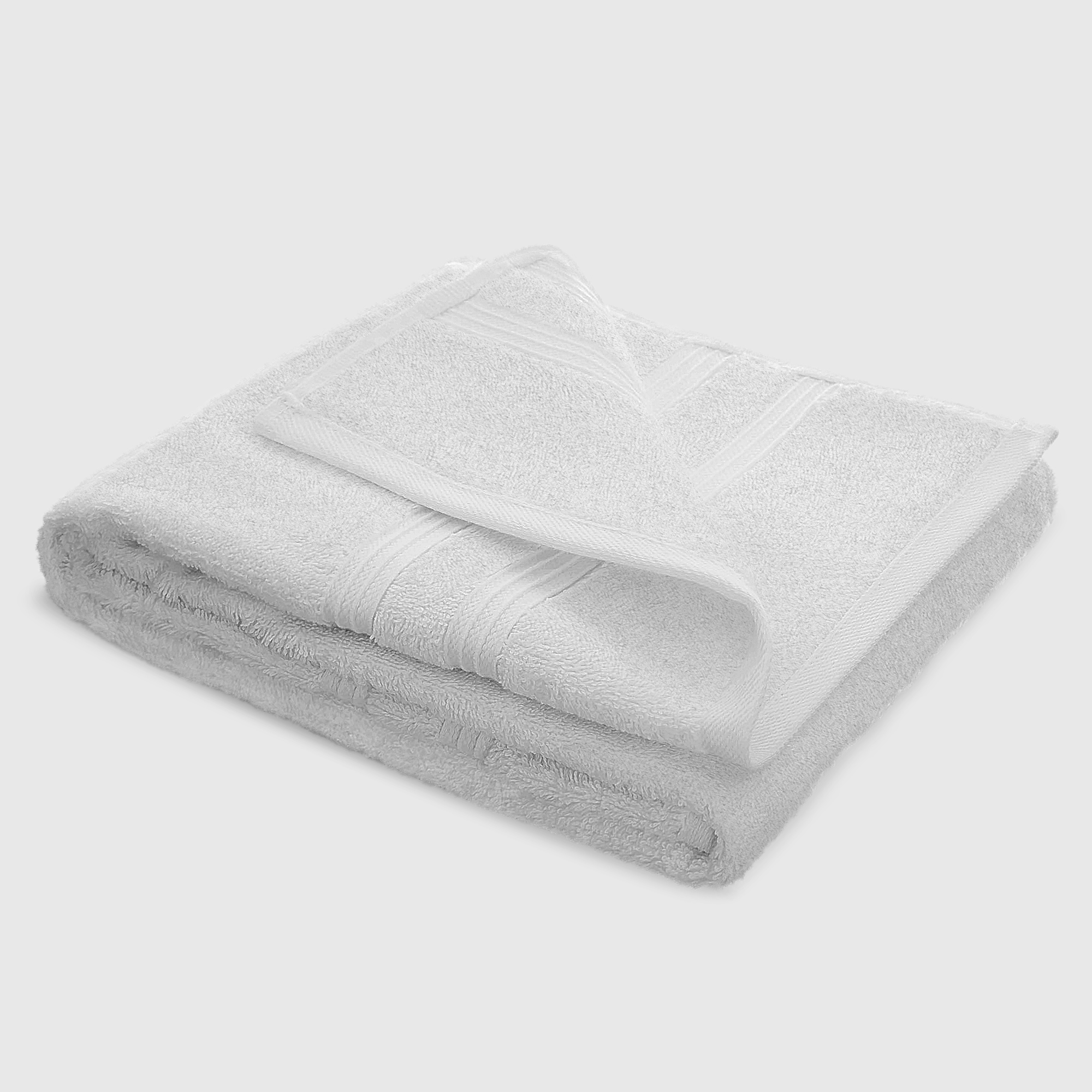 Полотенце махровое 50 х 100 см Bahar Light Grey полотенце для ног 50 х 90 см bahar light green