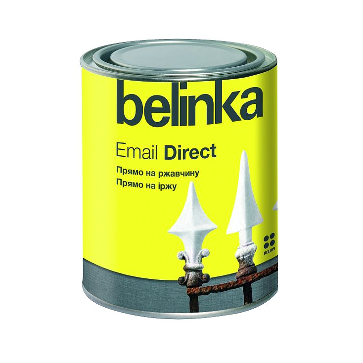 Эмаль по ржавчине Belinka Email Direct Красная 0,75 л