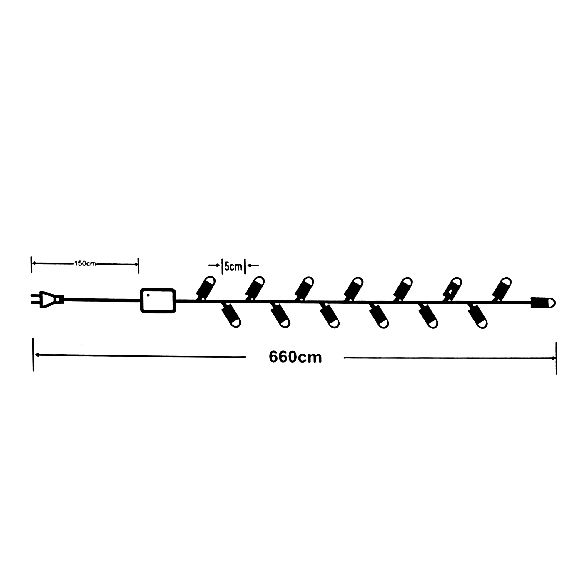 Электрогирлянда для помещений 100LED Reason Dpl10028/n4, цвет мультиколор - фото 10