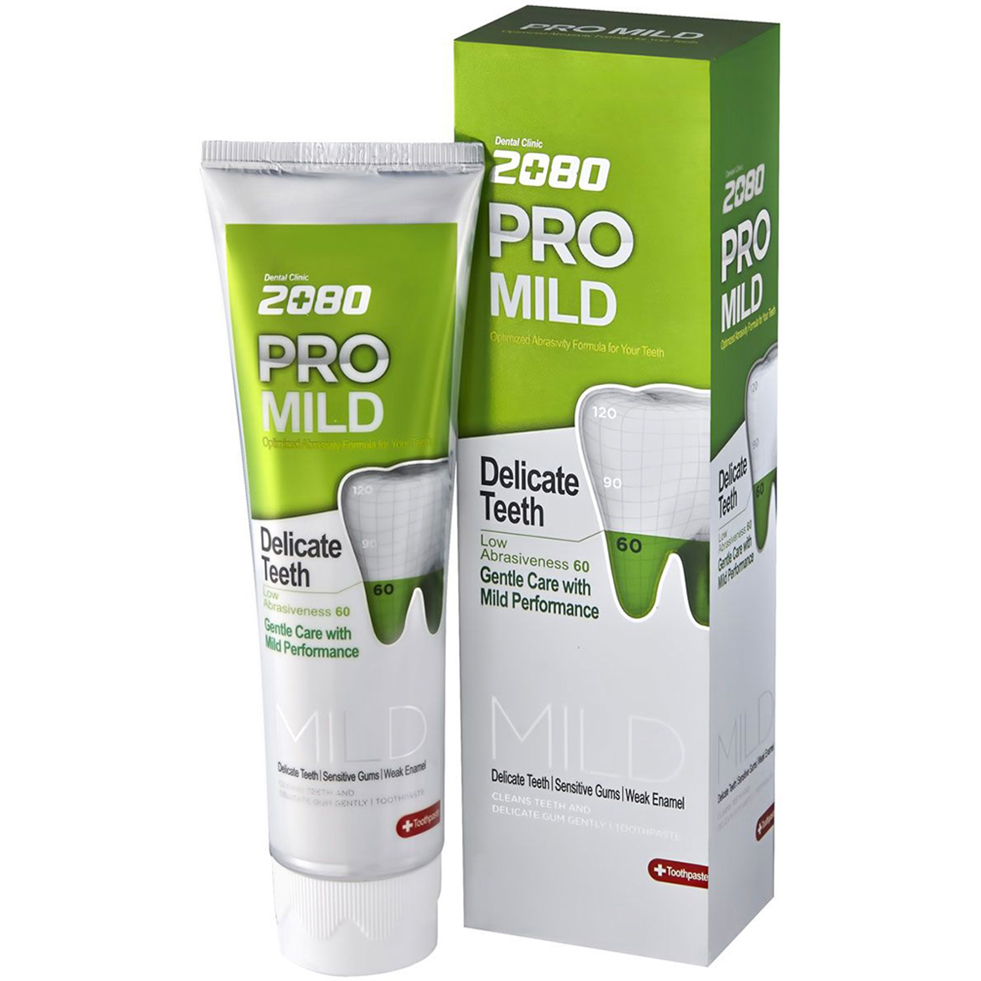 Зубная паста Kerasys Dental Clinic 2080 PRO MILD Мягкая защита 125 г зубная паста отбеливание защита десен 85 г