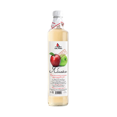 Напиток газированный ASCANIA Яблоко 0,5 л газированный напиток lotte sparkling яблоко сокосодержащий 0 355 л