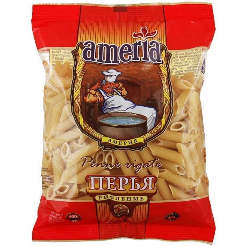 Макаронные изделия Ameria Перья рифленые №23 700 г макаронные изделия pasta zara 49 перья 500 г