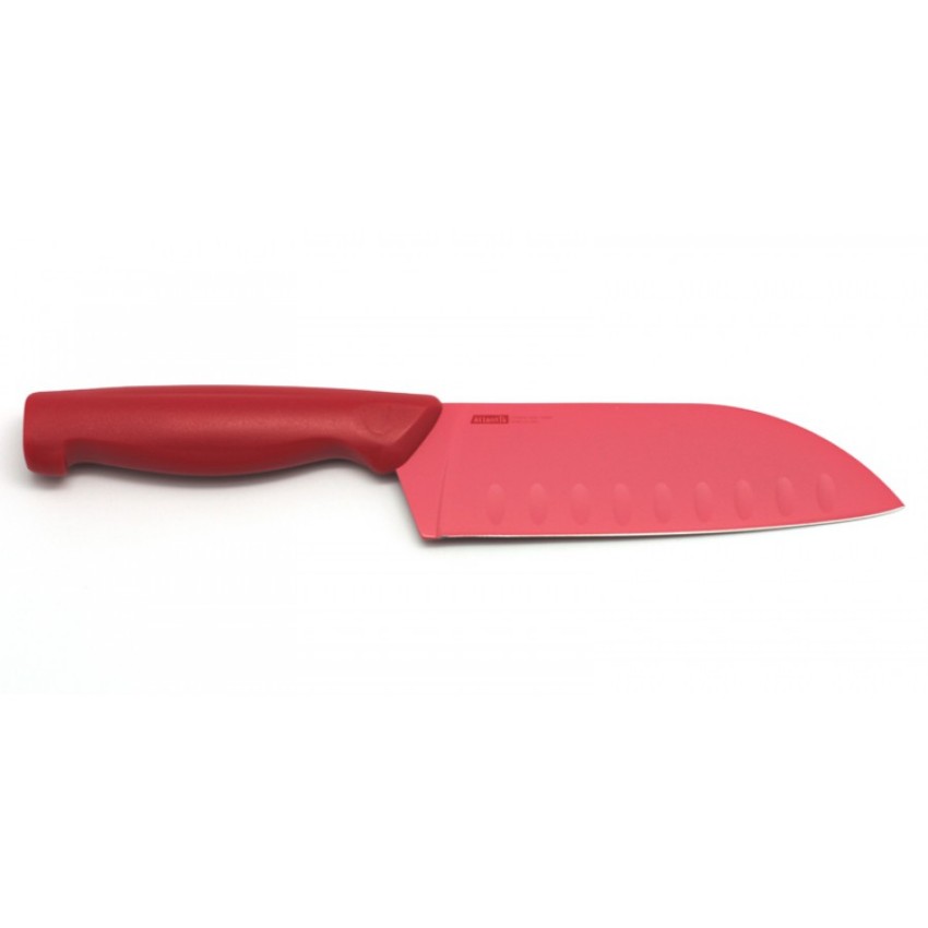 Нож кухонный Atlantis Microban 5T-R 13 см красный тросик плавающий для чеки вм atlantis красный a7453r