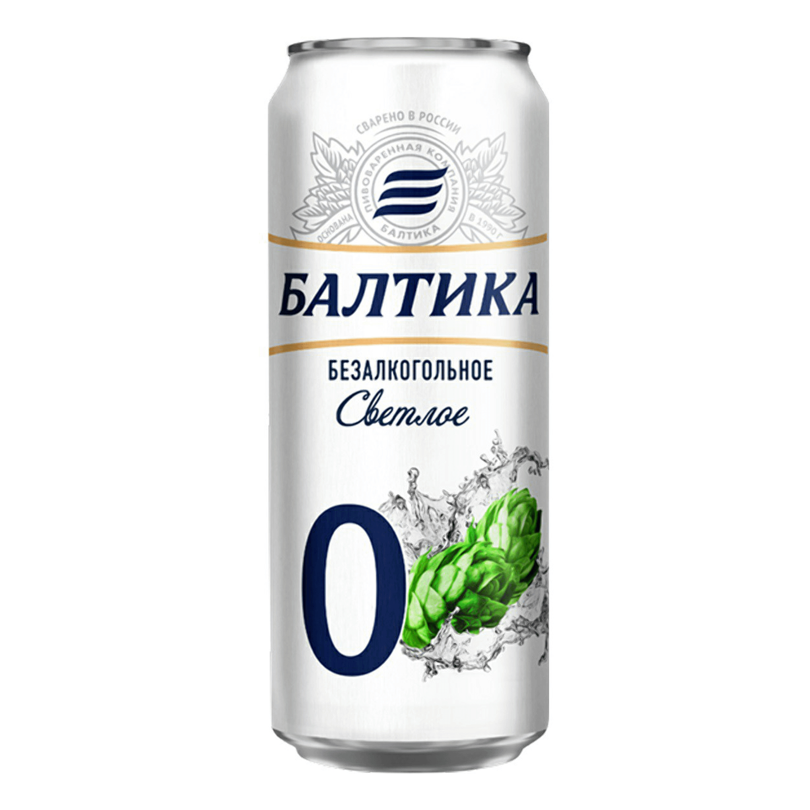Пиво светлое безалкогольное Балтика №0 0,45 л