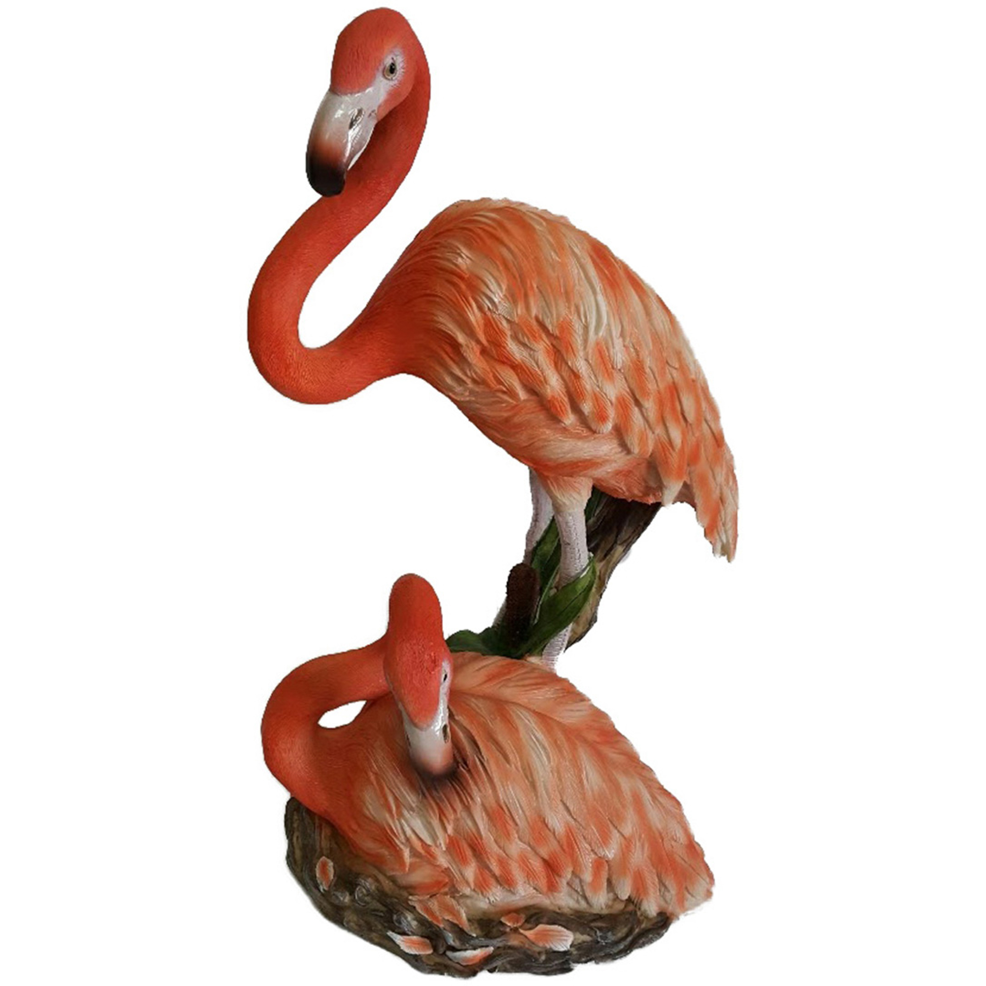 Фигура садовая Фламинго пара н-40 Тпк полиформ фигура садовая голуби пара на пеньке н 22 тпк полиформ