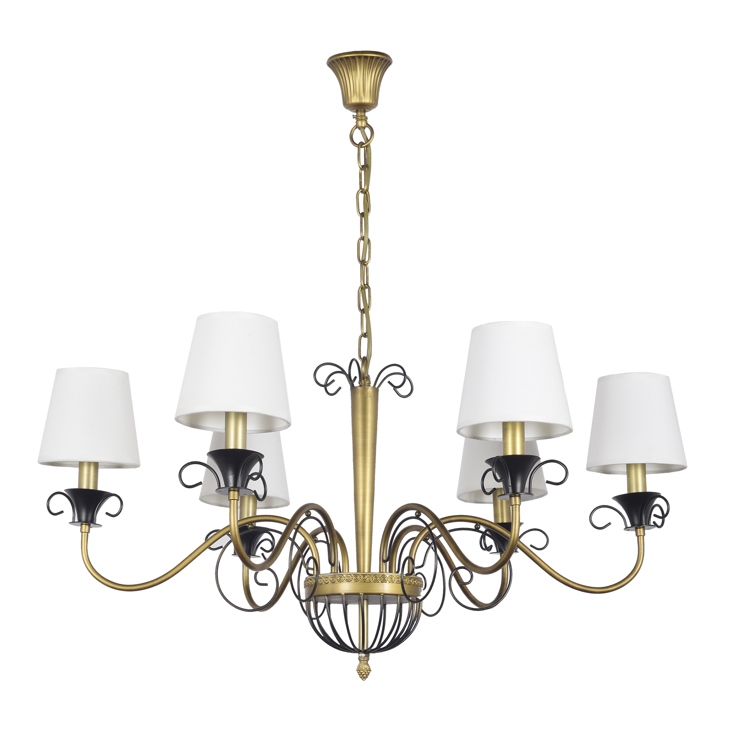 Люстра классика на цепи Arti Lampadari LENOLA E 1.1.6 AG