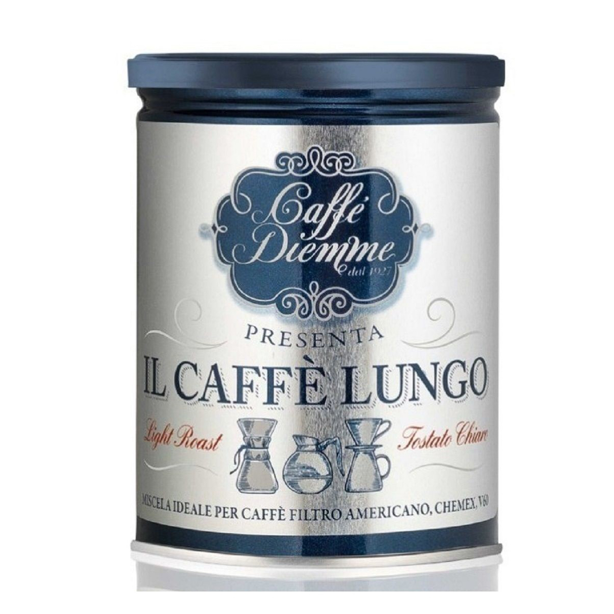 Кофе молотый Diemme Caffe Blue Lungo 250 г кофе молотый alce nero espresso organic 100% арабика 250 г