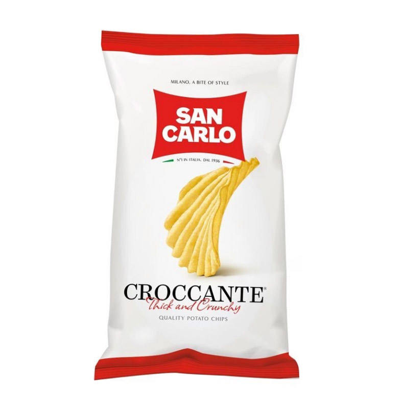 Чипсы картофельные San Carlo Крокканте 50 г чипсы dr snack картофельные краб 160 г