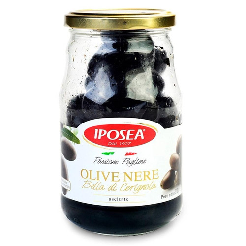 Маслины Iposea Bella di Cerignola 310 г маслины delphi зароменес с косточкой в масле 340 г