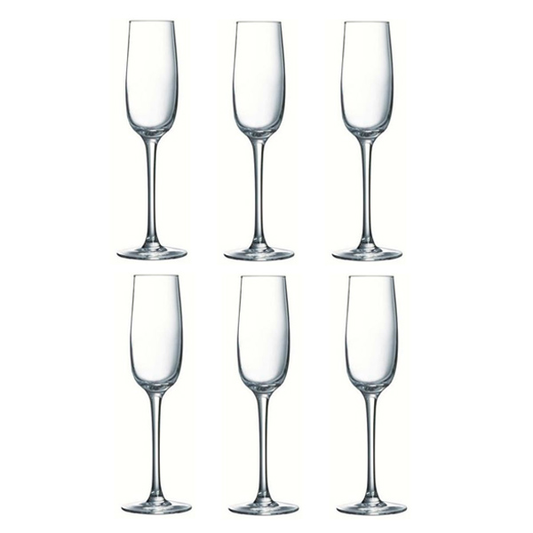 Набор бокалов для шампанского Luminarc аллегресс 6х175мл (J8162) набор бокалов аллегресс лилак 175 мл 4 шт
