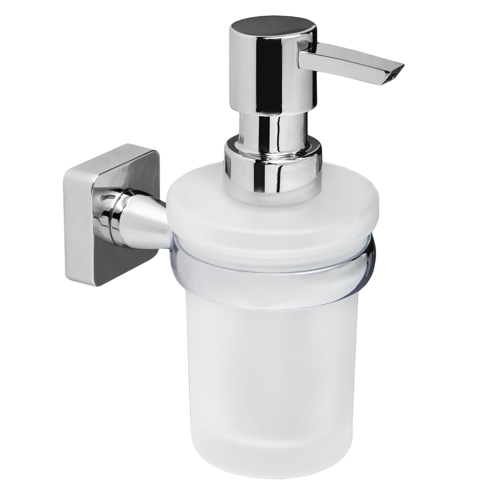 Дозатор для жидкого мыла WasserKraft матовый с серебряным (6599)