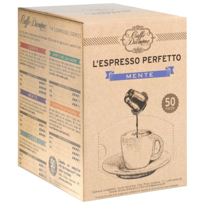 Кофе в капсулах Diemme Caffe Mente 50 шт кофе в капсулах l or espresso ristretto 10х52 г