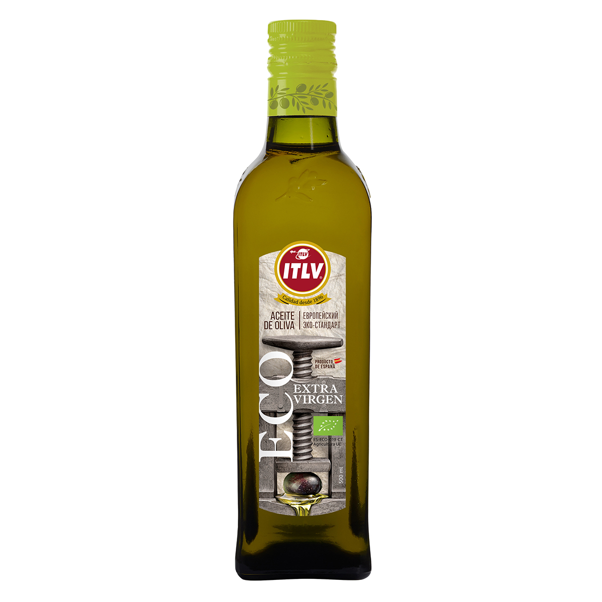 Масло оливковое ITLV ECO Extra Virgen 500 мл - фото 1