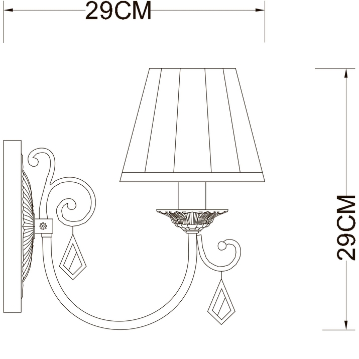 Светильник настенный ARTELamp A6021AP-1AB Вид№4