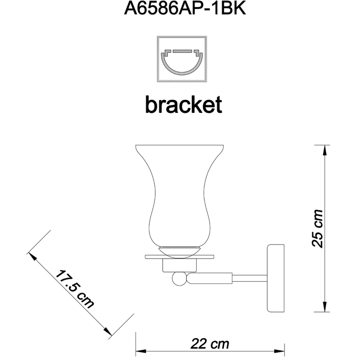 Светильник настенный ARTELamp A6586AP-1BK Вид№4