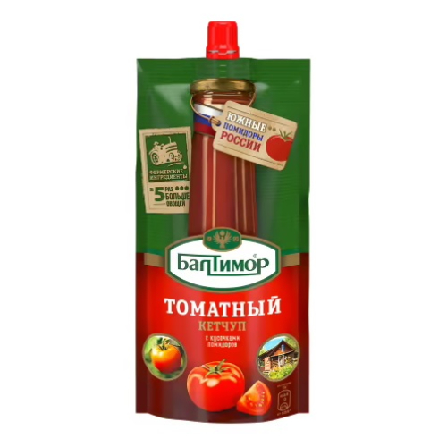 кетчуп томатный кухмастер шашлычный 260 г Кетчуп Балтимор Томатный, 260 г