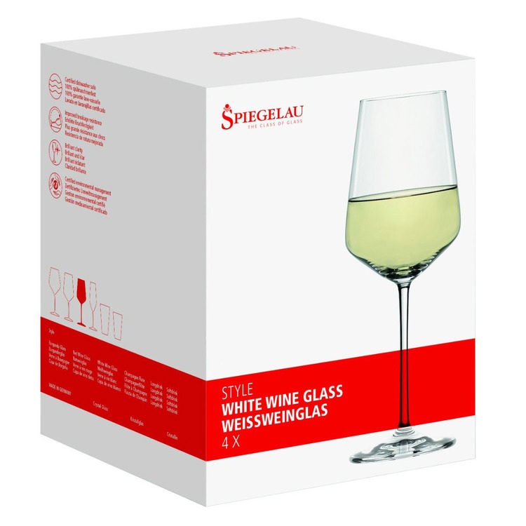 Набор бокалов для белого вина Стайл 4 шт. х 440 мл Spiegelau 100578 декантер для вина spiegelau definition 1 л