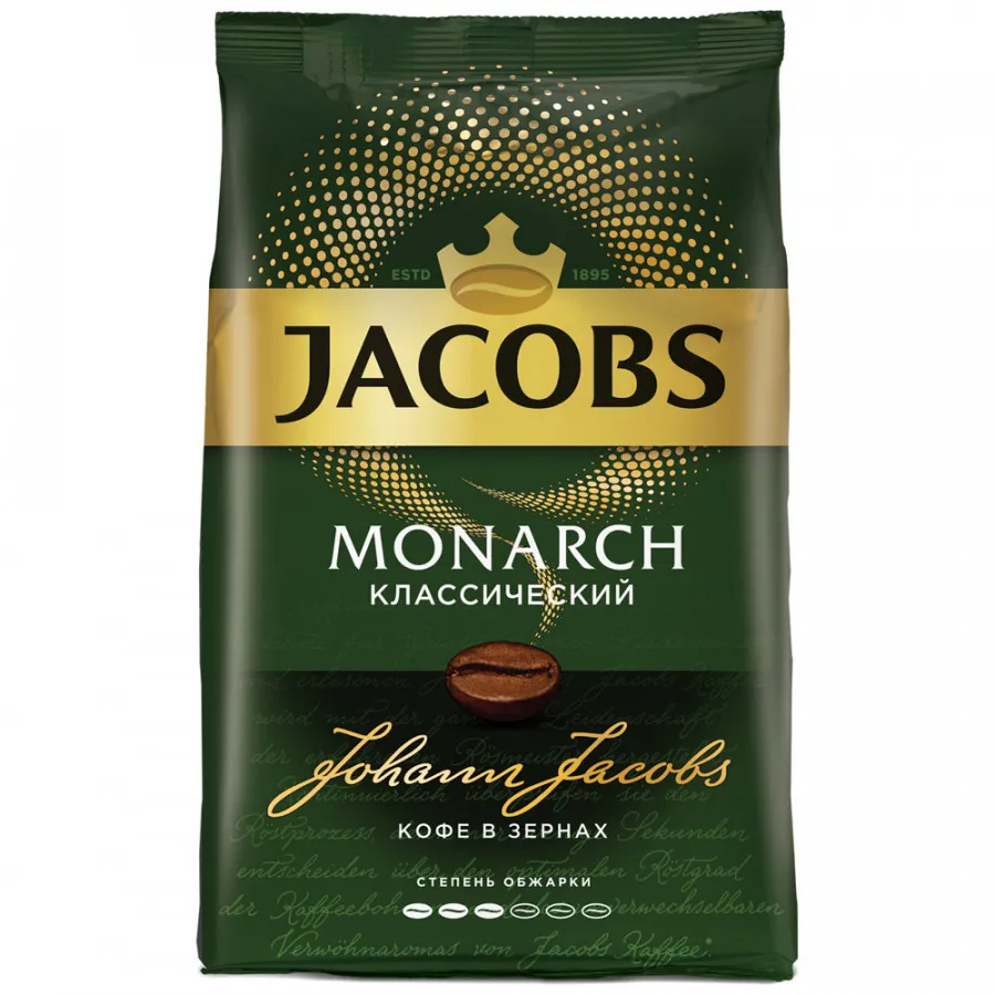 Кофе в зернах Jacobs Monarch, 800 г