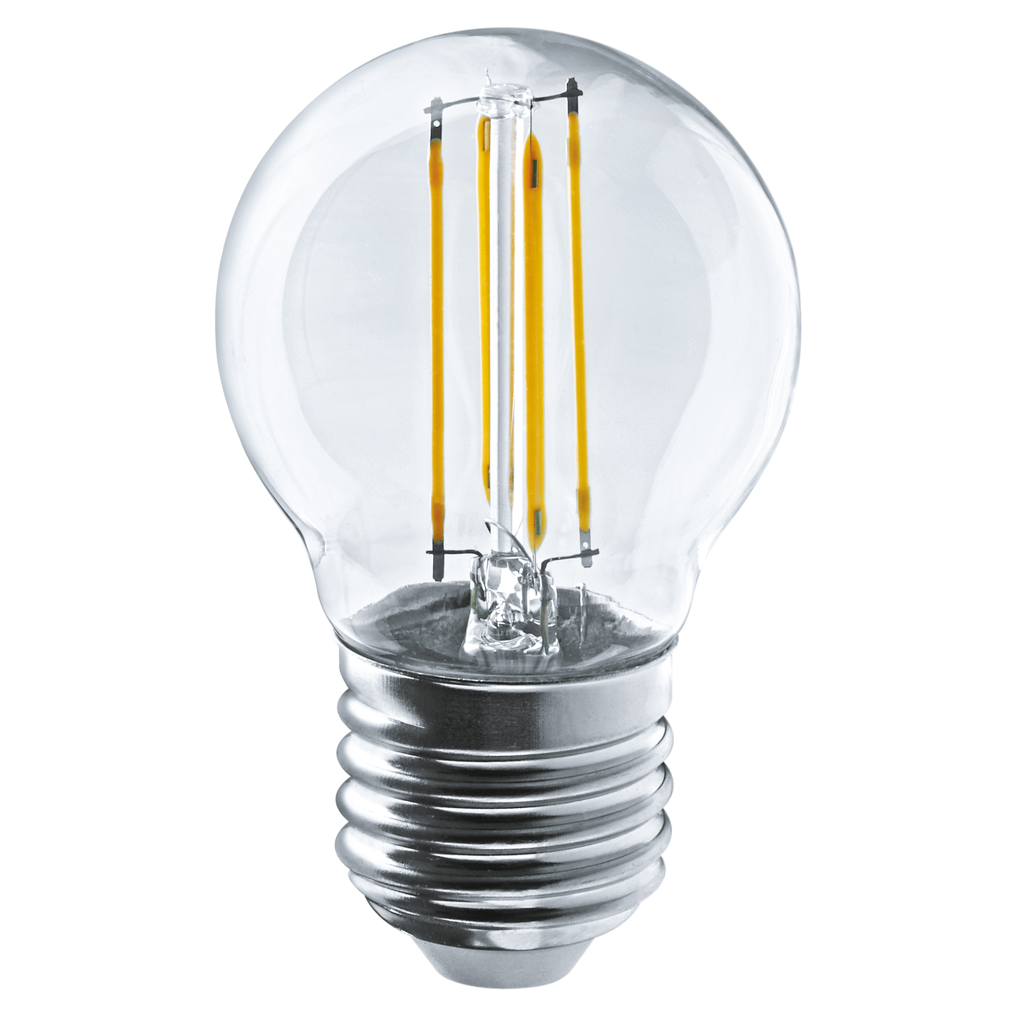Лампа светодиодная Navigator шарик прозрачная 4Вт цоколь E27 (теплый свет) лампа светодиодная navigator груша матовая 12вт цоколь e27 теплый свет