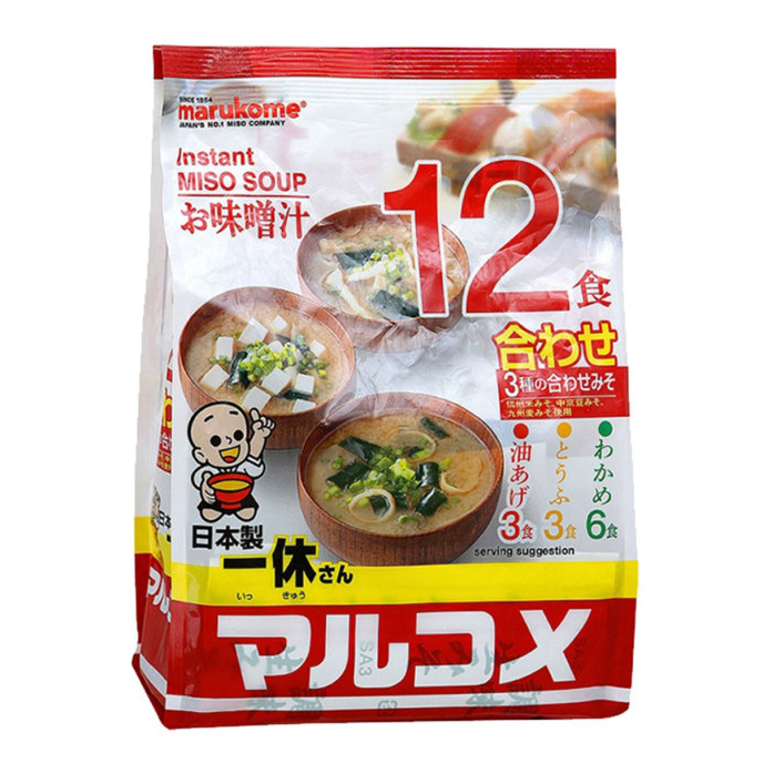 Основа для супа Marukome Мисо (12 порций), 222 г творог простоквашино 9% бзмж 200 гр