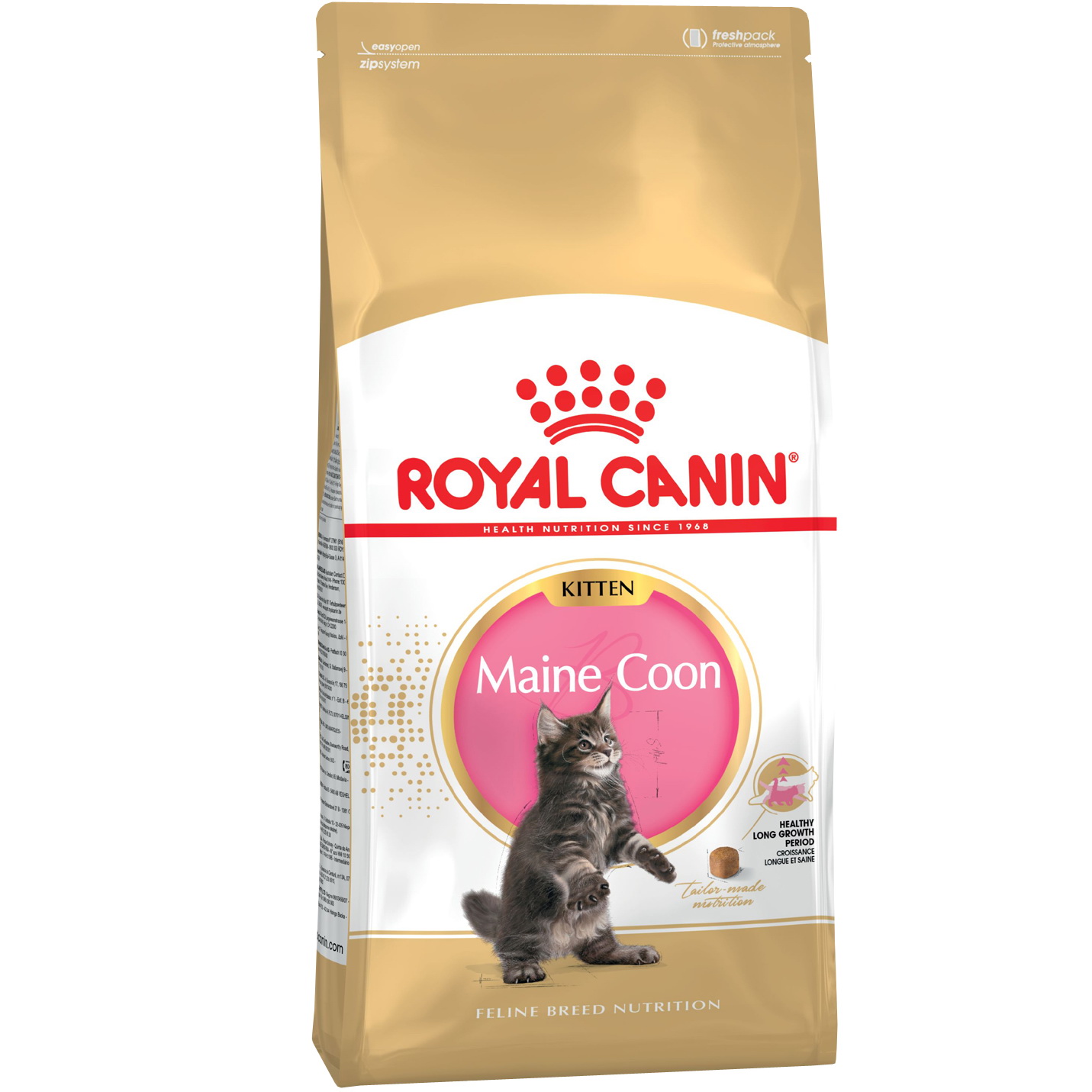 Корм для котят Royal Canin Maine Coon Kitten, птица 2 кг karmy maine coon adult полнорационный сухой корм для кошек породы мейн кун с индейкой 1 5 кг