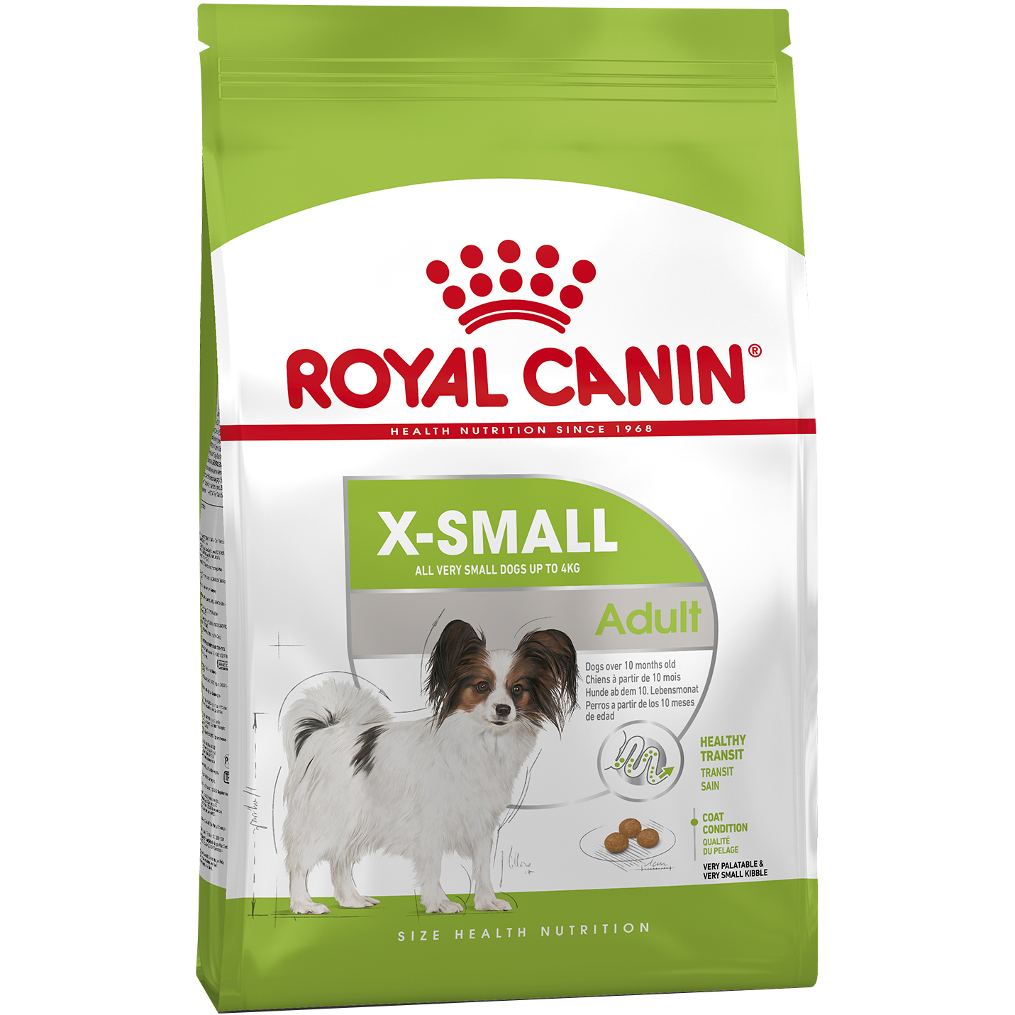 Корм для собак Royal Canin X-Small Adult 0,5 кг royal canin x small adult полнорационный сухой корм для взрослых собак миниатюрных пород с 10 месяцев до 8 лет 500 г