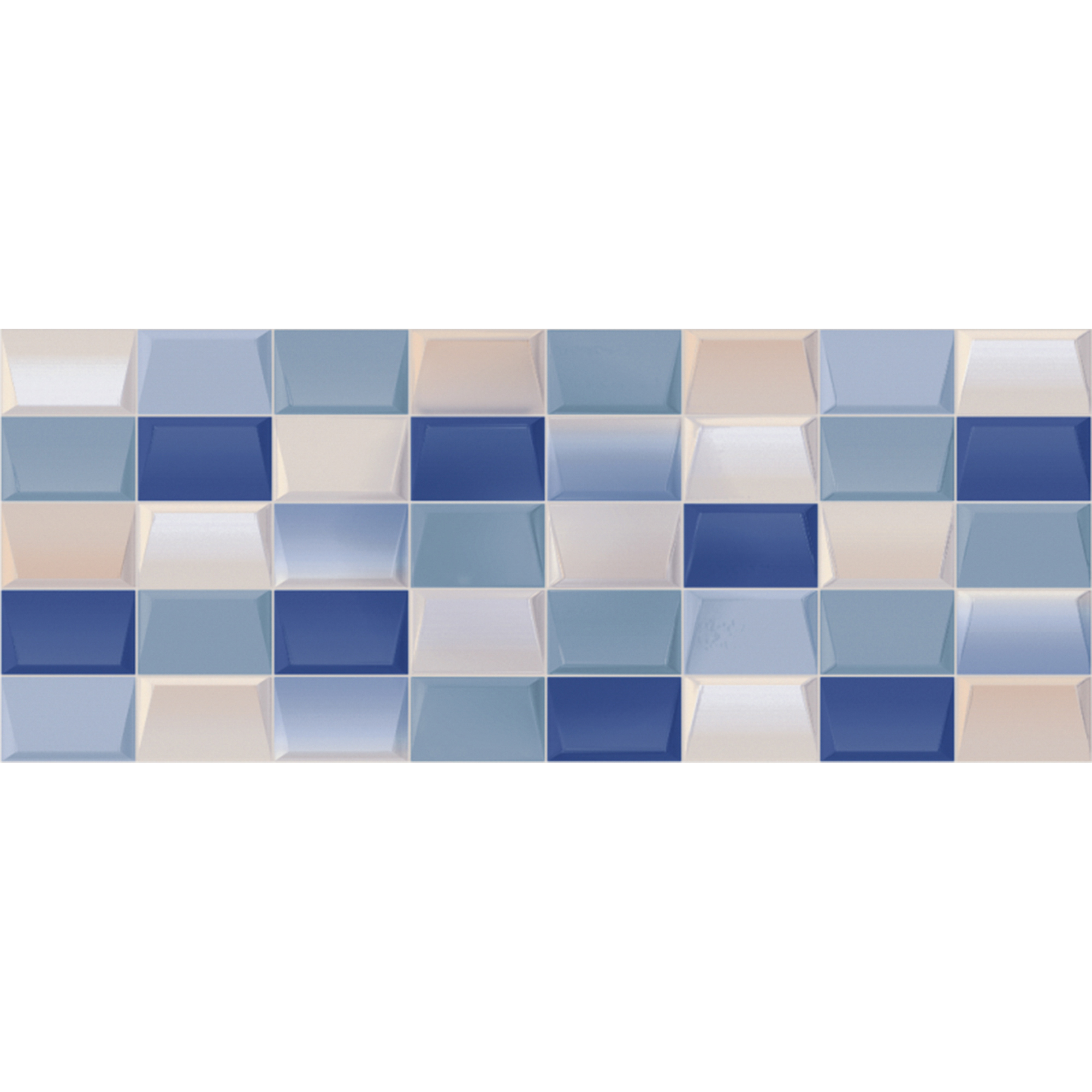 Плитка Kerlife Elissa Blu Mosaico 20,1x50,5 см настенная плитка azteca fontana mosaico fontana lux mix 29 8x29 8