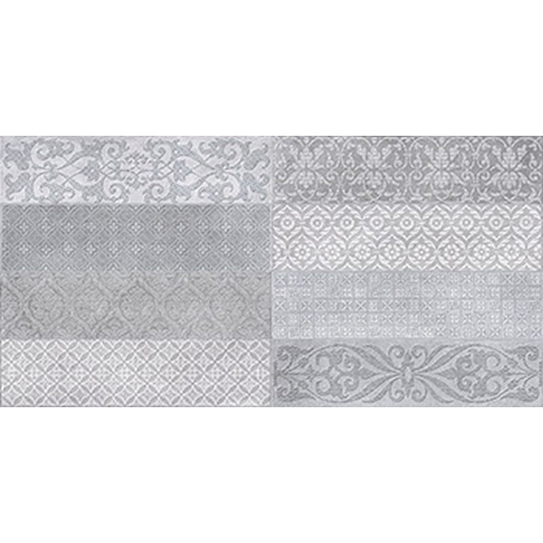 Плитка Gayafores Bricktrend Deco Grey 8,15x33,15 см