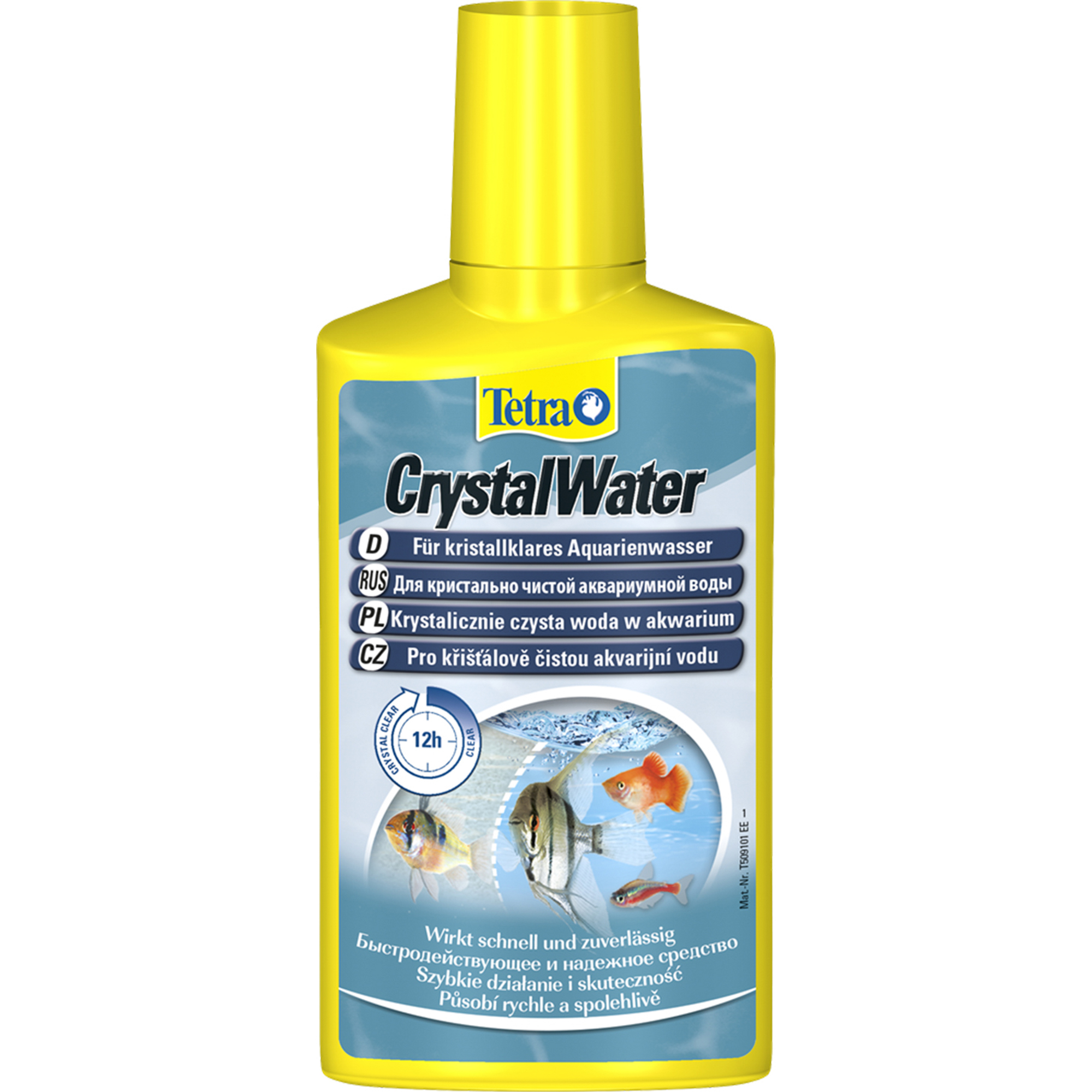 Кондиционер для очистки воды TETRA Crystal Water 250мл jbl biotopond кондиционер для подготовки воды подходящей для прудовых рыб 2 5 л на 50000 л