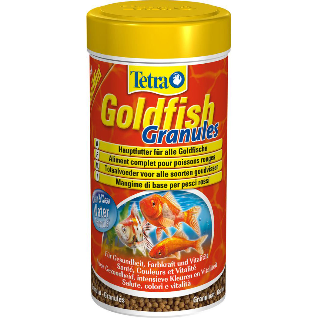 Корм для рыб Tetra Goldfisch Granules для золотых рыбок 250 мл jbl biotopol r препарат для подготовки воды с 6 кратным эффектом для золотых рыбок 100 мл