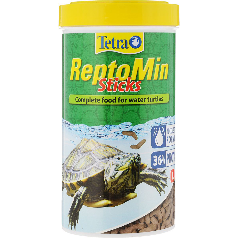 Корм для черепах Tetra ReptoMin Sticks 100 г reptomin корм для водных черепах палочки 250 мл