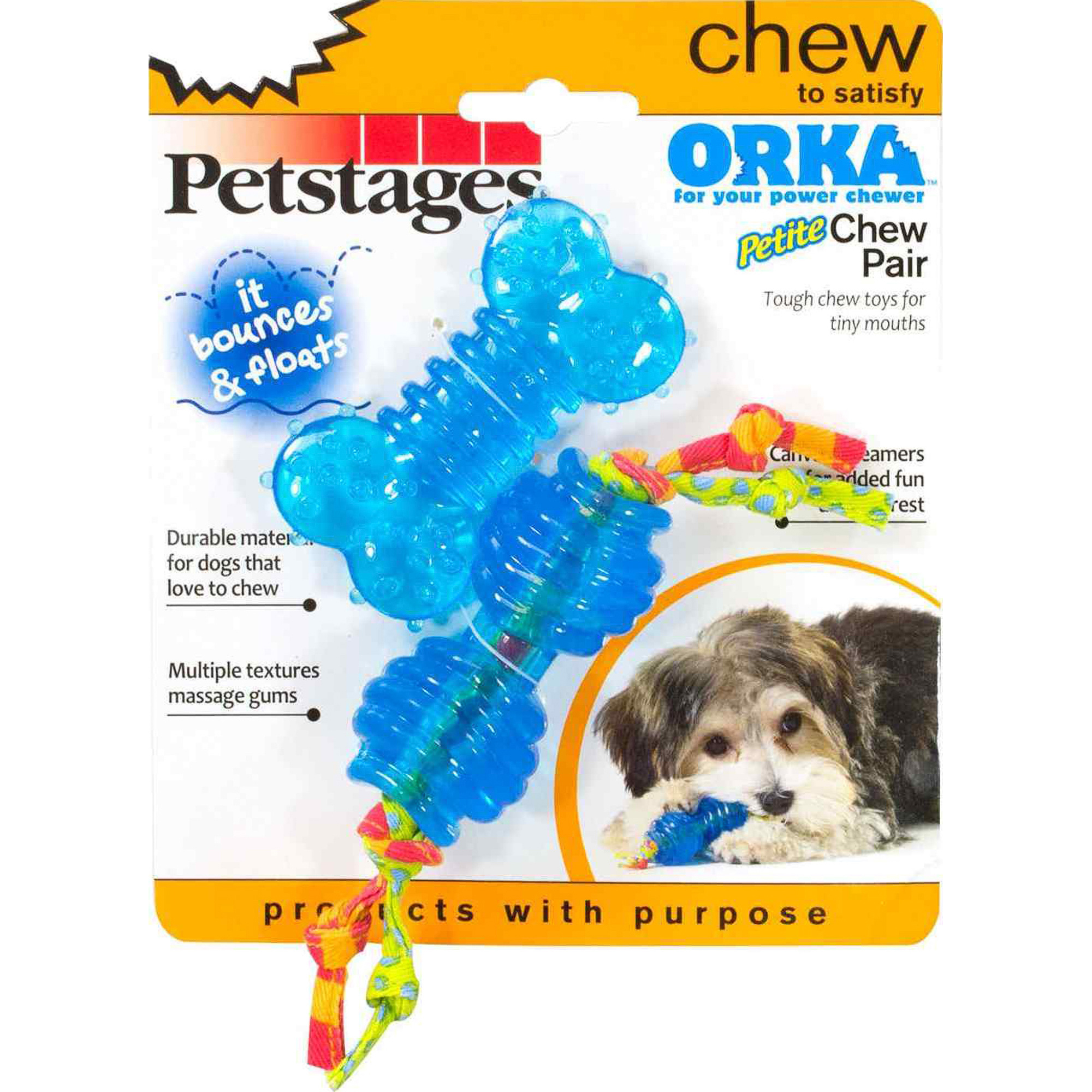 фото Игрушка для собак petstages orka набор ультрамаленьких игрушек