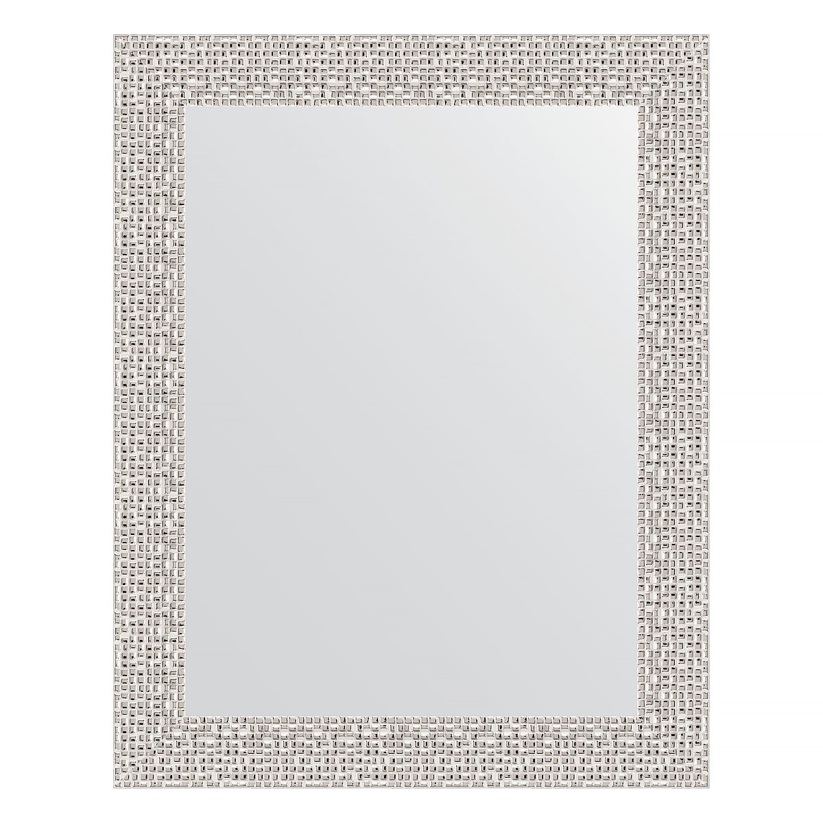 Зеркало в багетной раме Evoform мозаика хром 46 мм 38х48 см