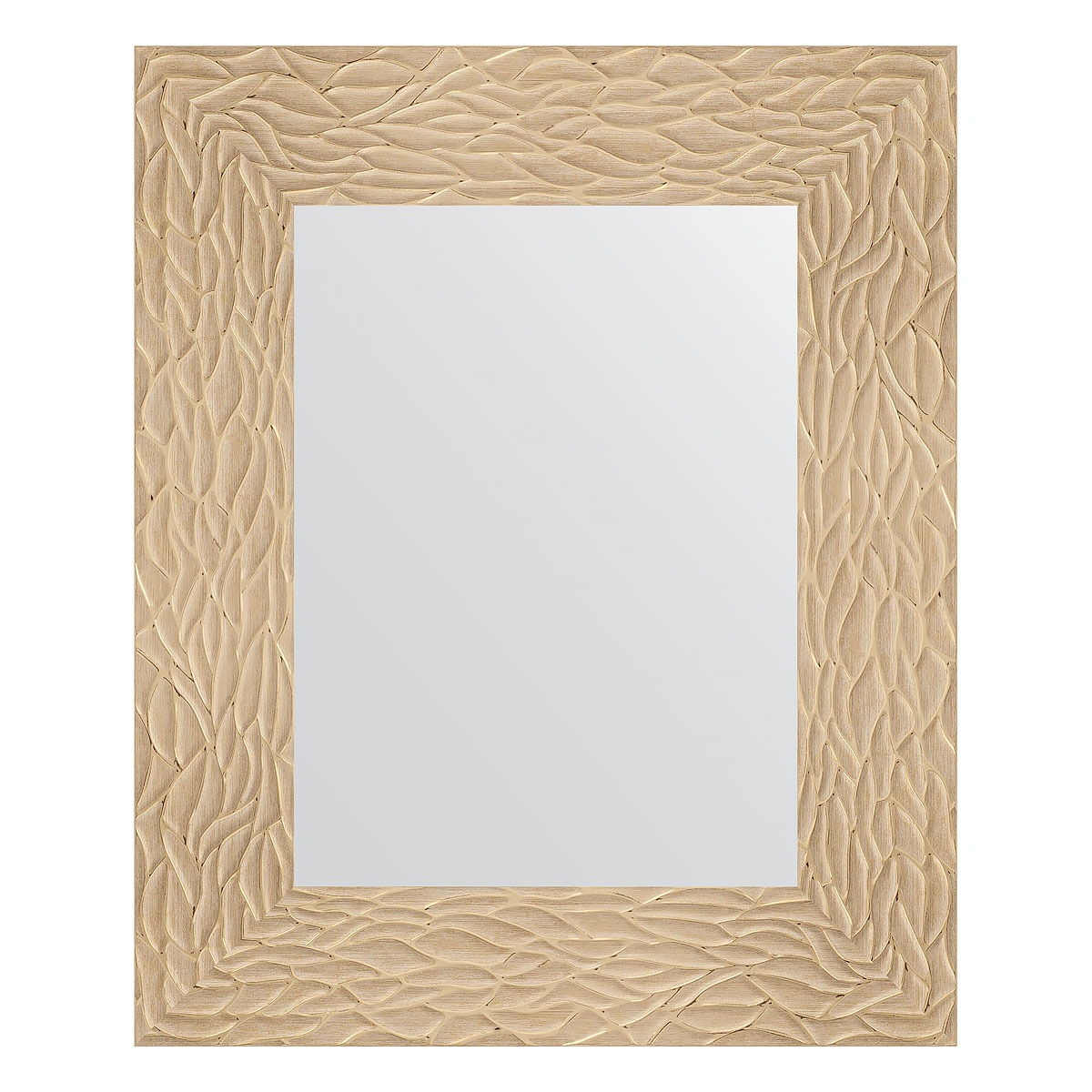 Зеркало в багетной раме Evoform золотые дюны 90 мм 46х56 см зеркало в багетной раме evoform бусы золотые 46 мм 72х92 см