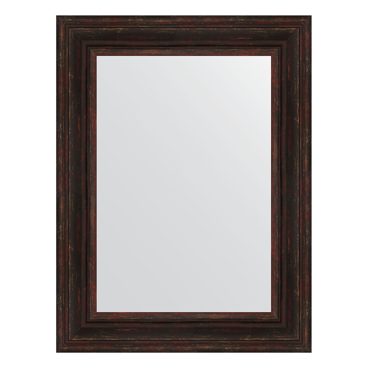 Зеркало в багетной раме Evoform темный прованс 99 мм 62х82 см зеркало с гравировкой в багетной раме evoform темный прованс 99 мм 79x106 см