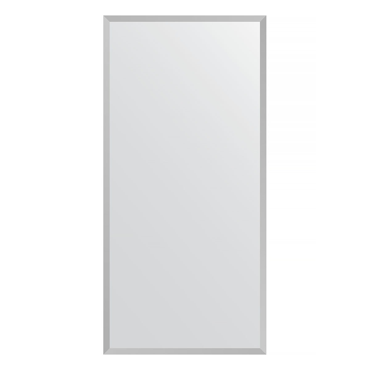 Зеркало в багетной раме Evoform хром 18 мм 46х96 см зеркало в багетной раме evoform белый 20 мм 46х96 см