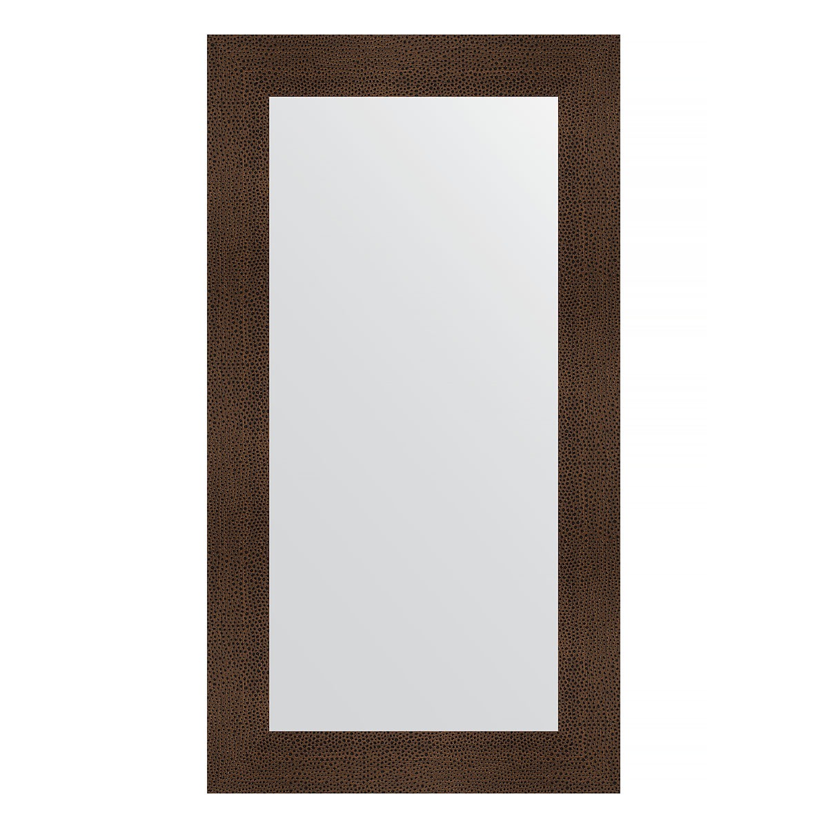 Зеркало в багетной раме Evoform бронзовая лава 90 мм 60х110 см зеркало evoform в багетной раме 56х146см bx 1076 bx 1076
