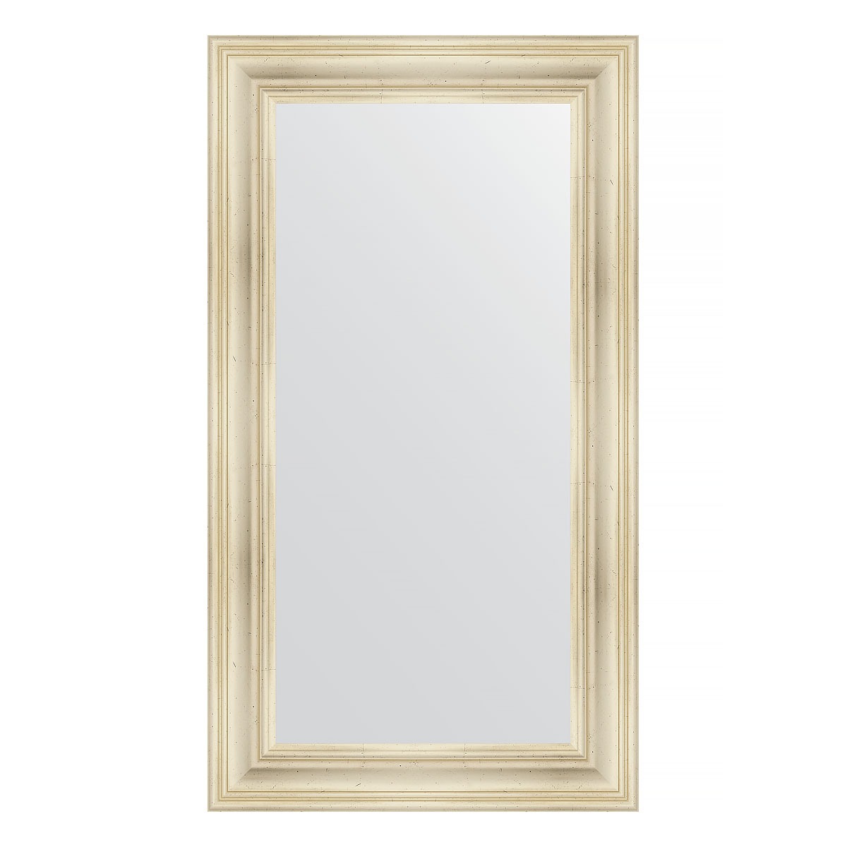 Зеркало в багетной раме Evoform травленое серебро 99 мм 62х112 см зеркало в багетной раме evoform сусальное золото 47 мм 62х112 см