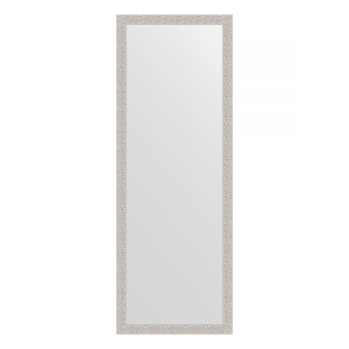 Зеркало в багетной раме Evoform мозаика хром 46 мм 51х141 см зеркало 51х141 см чеканка белая evoform definite by 3098