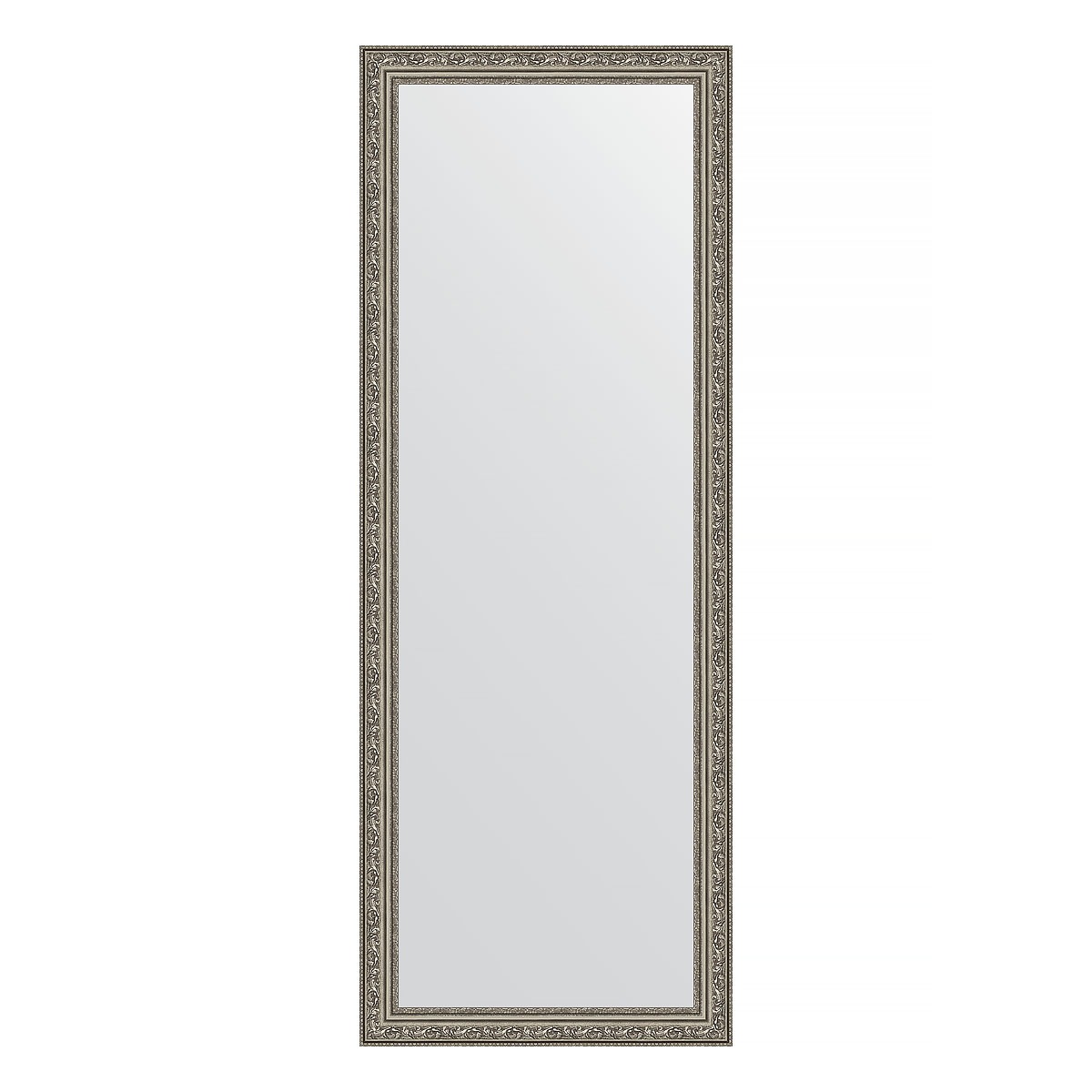 Зеркало в багетной раме Evoform виньетка состаренное серебро 56 мм 54х144 см