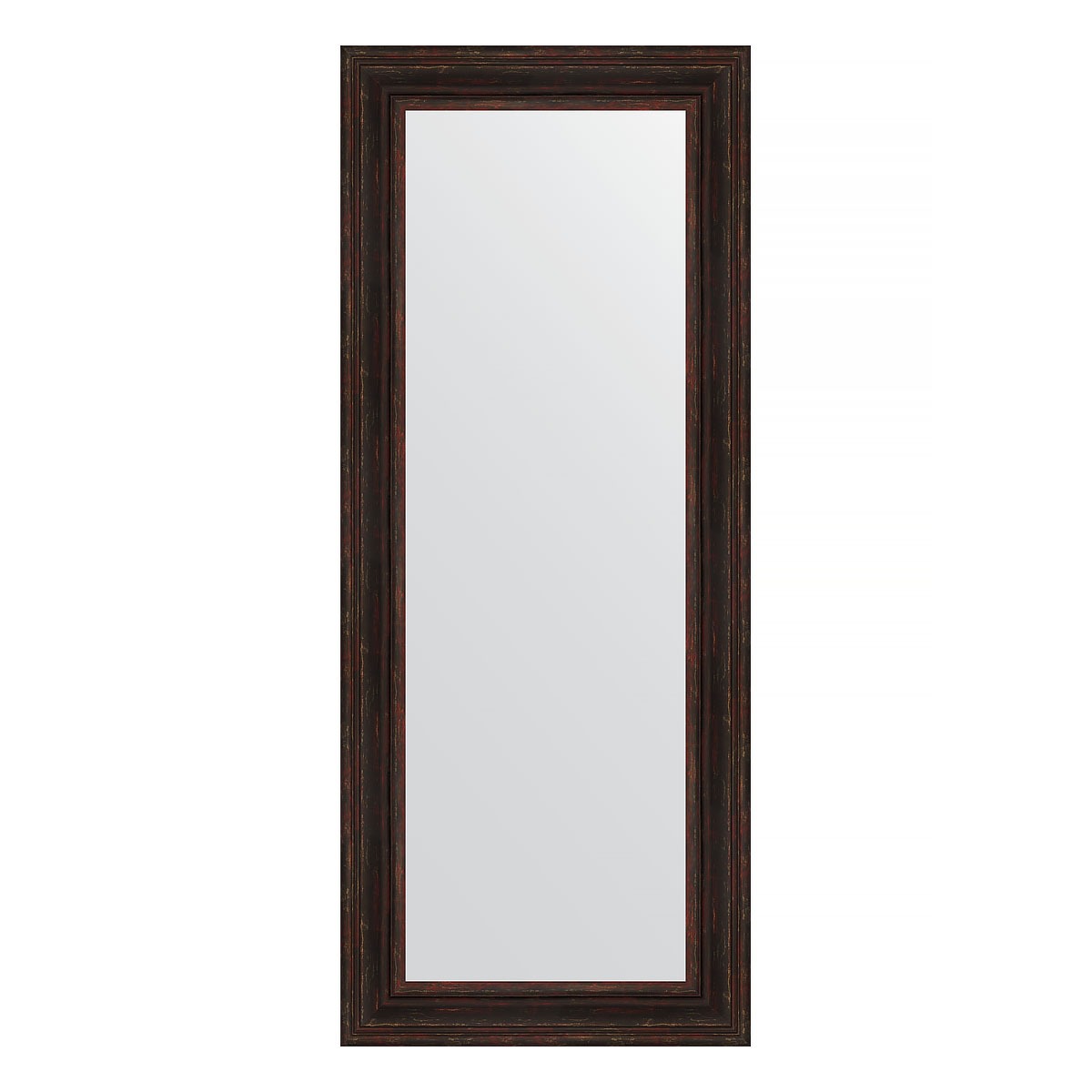 Зеркало в багетной раме Evoform темный прованс 99 мм 62х152 см зеркало с гравировкой в багетной раме evoform темный прованс 99 мм 79x106 см