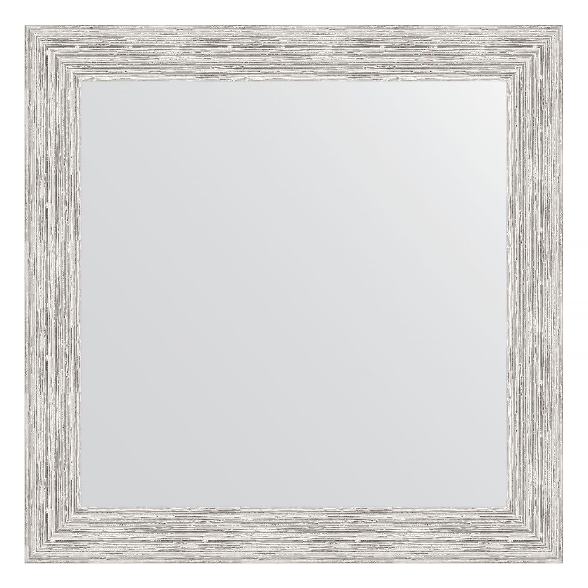 фото Зеркало в багетной раме evoform серебряный дождь 70 мм 66х66 см