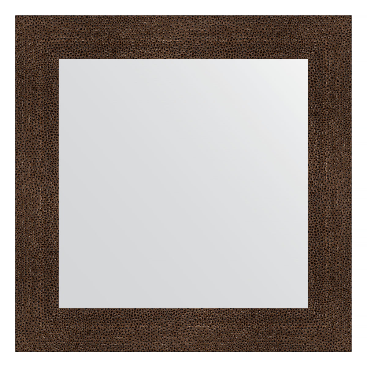 Зеркало в багетной раме Evoform бронзовая лава 90 мм 70х70 см