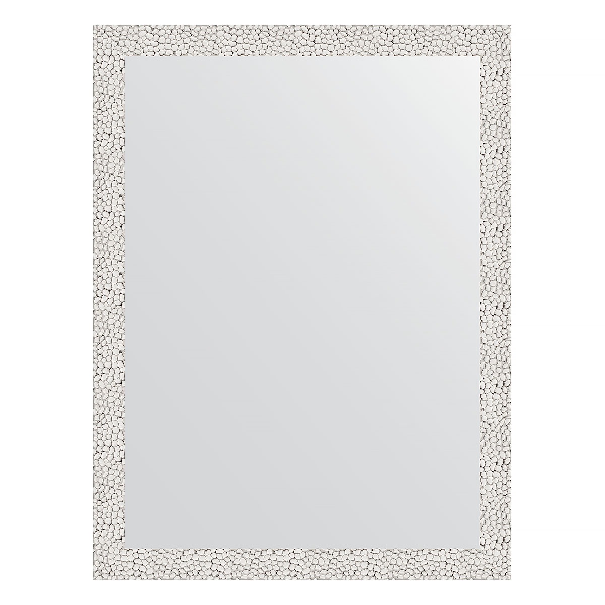 Зеркало в багетной раме Evoform чеканка белая 46 мм 61х81 см зеркало evoform в багетной раме 56х146см bx 1076 bx 1076