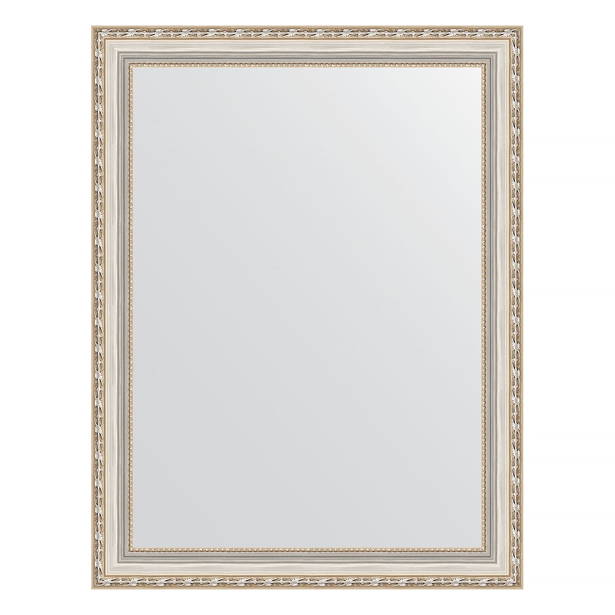 Зеркало в багетной раме Evoform версаль серебро 64 мм 65х85 см
