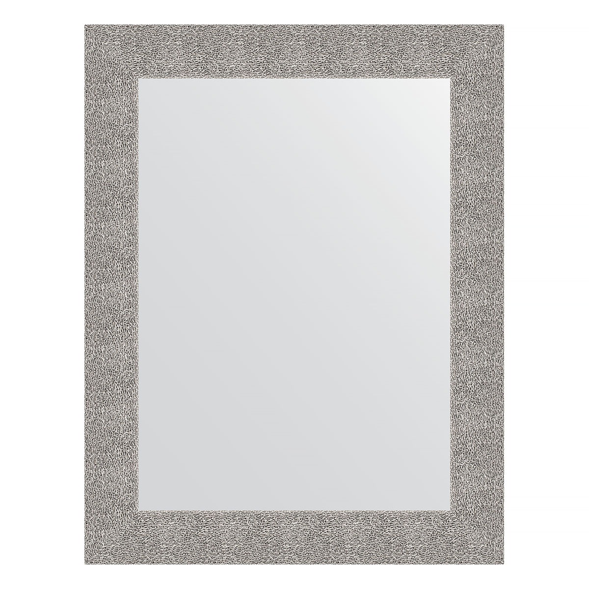 Зеркало в багетной раме Evoform чеканка серебряная 90 мм 70х90 см зеркало evoform с фацетом 15 mm 70х90 см