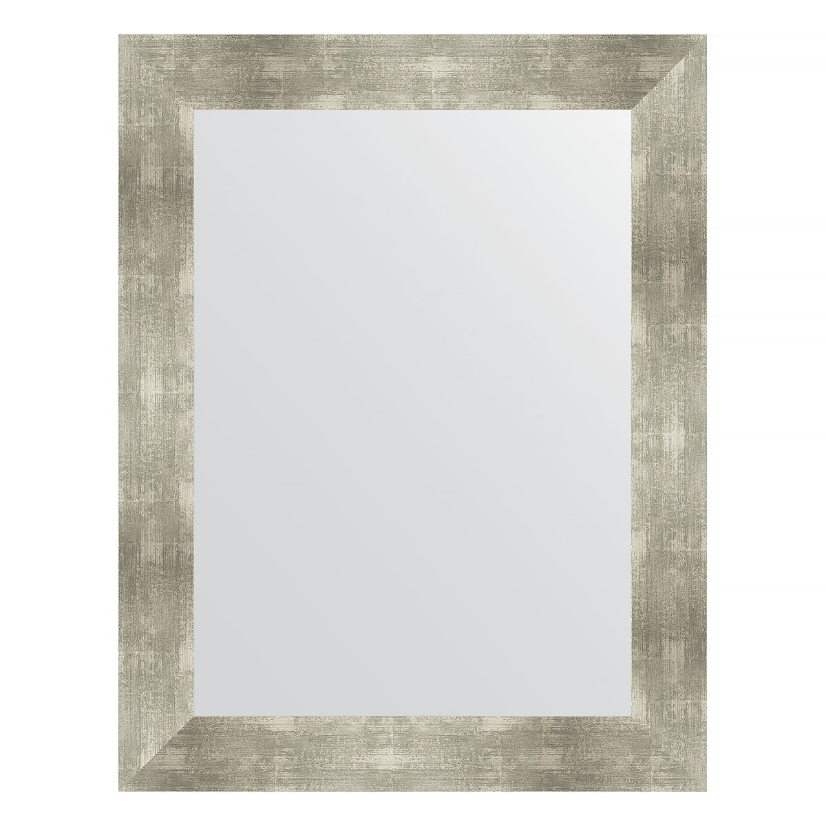 Зеркало в багетной раме Evoform алюминий 90 мм 70х90 см зеркало в багетной раме evoform красная бронза 37 мм 70х90 см